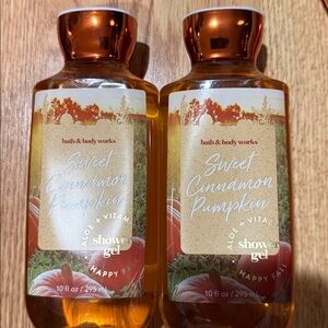 BBW 2pc shower gel Sweet Cinnamon Pumpkin